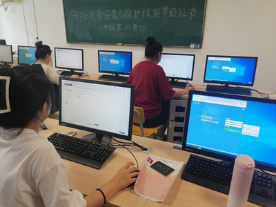 我校成功举办“网络设备安装与维护”1+X职业等级证书认证考试